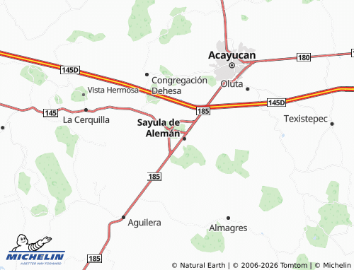 Mapa MICHELIN El Paraíso - ViaMichelin