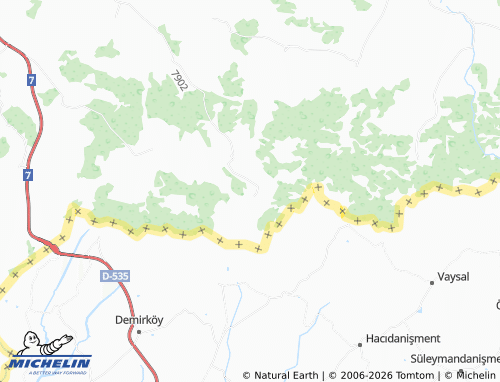 MICHELIN-Landkarte Golyam Dervent - ViaMichelin