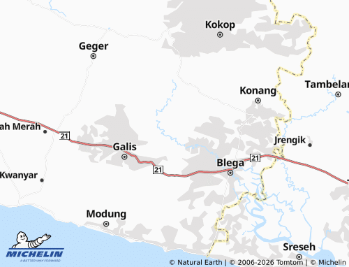 Carte MICHELIN Tellok - ViaMichelin
