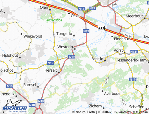 Kaart MICHELIN Bergom - ViaMichelin