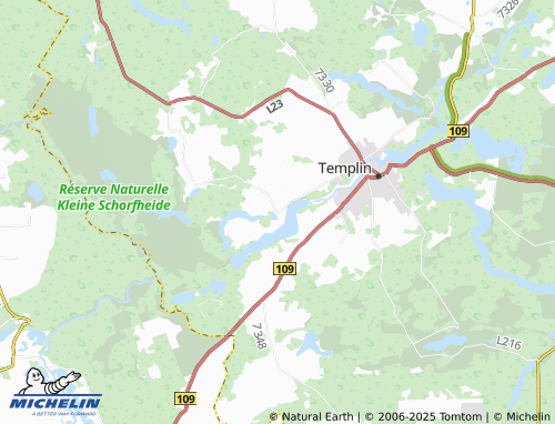 MICHELIN Röddelin map - ViaMichelin