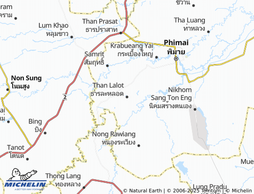 MICHELIN Than Lalot map - ViaMichelin