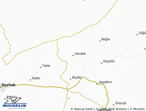 MICHELIN Gövdeli map - ViaMichelin