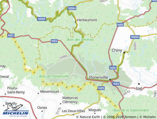 Kaart MICHELIN Sainte-Cécile - ViaMichelin