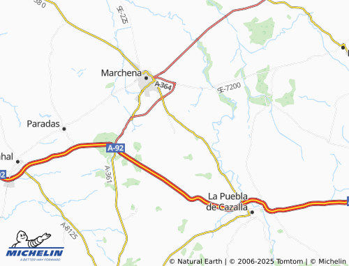 MICHELIN Corchuelo map - ViaMichelin