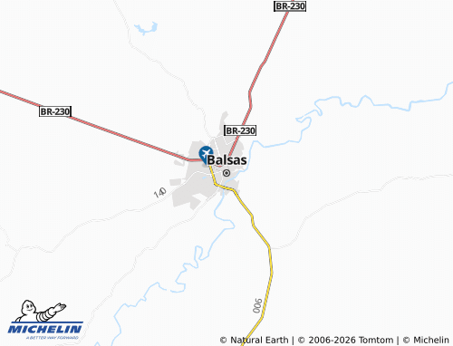MICHELIN-Landkarte Balsas - ViaMichelin