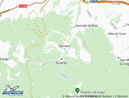MICHELIN-Landkarte Ojacastro - ViaMichelin