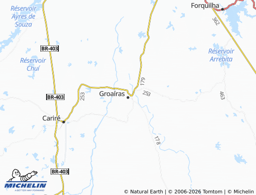 Carte MICHELIN Groaíras - ViaMichelin