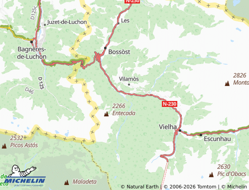 Carte MICHELIN es Bòrdes - ViaMichelin