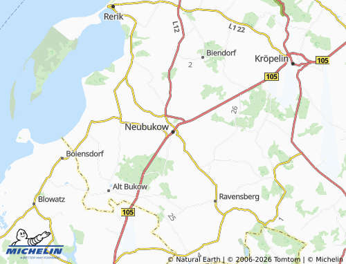MICHELIN-Landkarte Neubukow - ViaMichelin