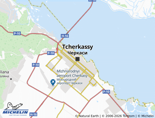 Mapa MICHELIN Cherkasy - ViaMichelin