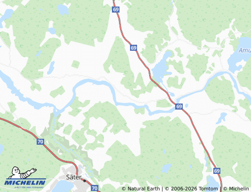 MICHELIN-Landkarte Stora Skedvi - ViaMichelin