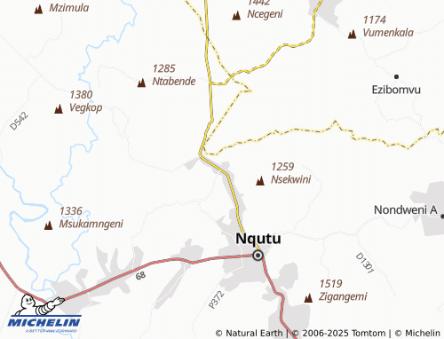 MICHELIN Ndindindi map - ViaMichelin