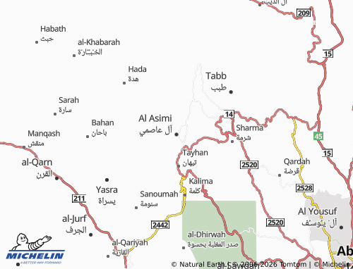 Carte MICHELIN Al Asimi - ViaMichelin