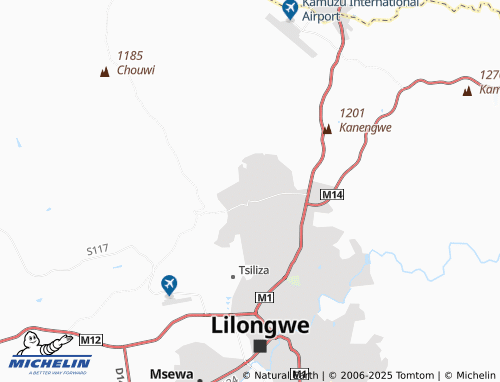 MICHELIN Kabwabwa map - ViaMichelin