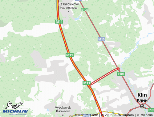 Carte MICHELIN Mirazh SNT - ViaMichelin