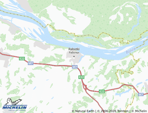 MICHELIN-Landkarte Rabotki - ViaMichelin
