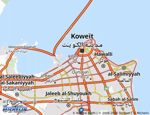 MICHELIN Shuwaikh map - ViaMichelin