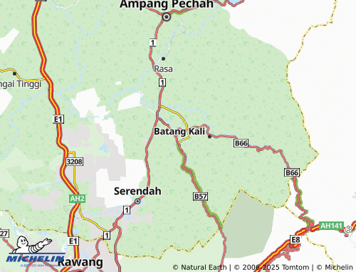 MICHELIN Taman Arowana map - ViaMichelin