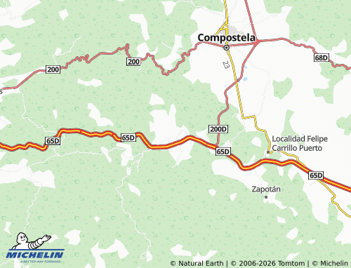 MICHELIN-Landkarte La Cruz - ViaMichelin