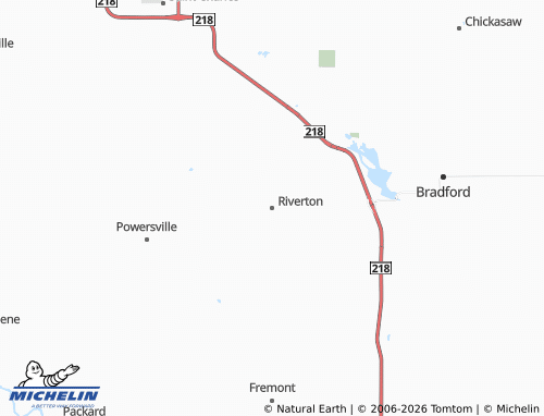 Mappa MICHELIN Riverton - ViaMichelin