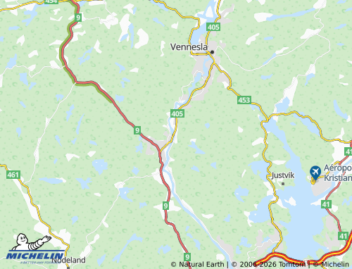 Mappa MICHELIN Flaten - ViaMichelin
