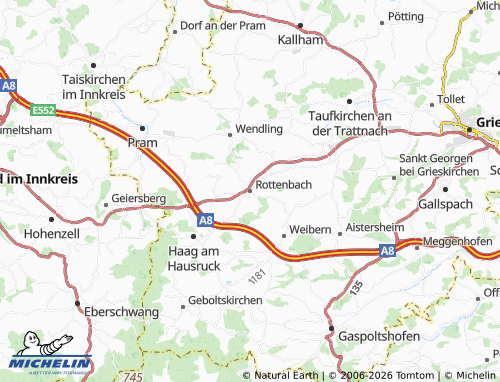 Mapa MICHELIN Rottenbach - ViaMichelin