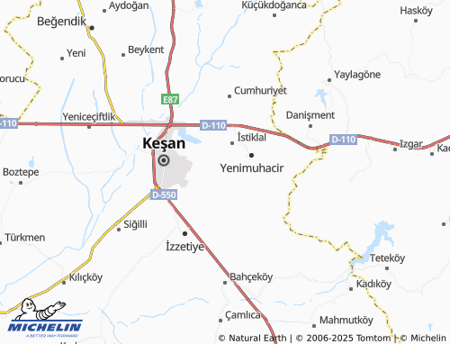 MICHELIN Atatürk map - ViaMichelin