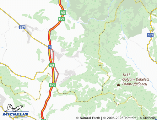 Mappa MICHELIN Gorna Dikanya - ViaMichelin