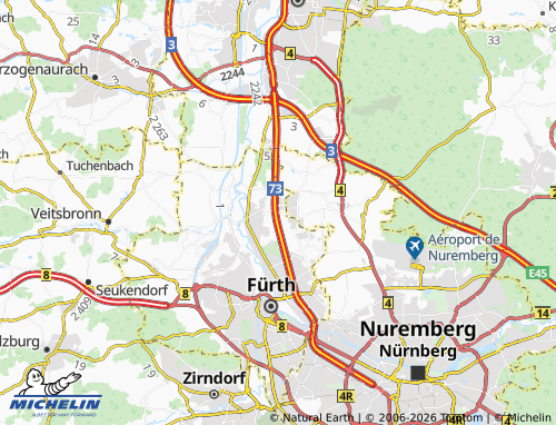 MICHELIN Steinach map - ViaMichelin