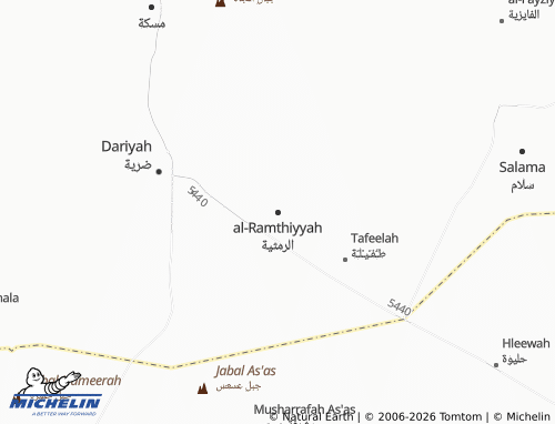 MICHELIN-Landkarte al-Ramthiyyah - ViaMichelin