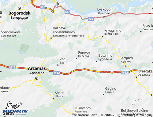 MICHELIN-Landkarte Perewos - ViaMichelin