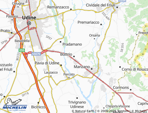 Mapa MICHELIN Buttrio - ViaMichelin