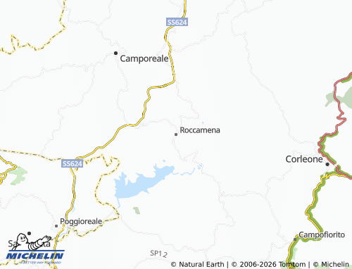 MICHELIN Roccamena map - ViaMichelin