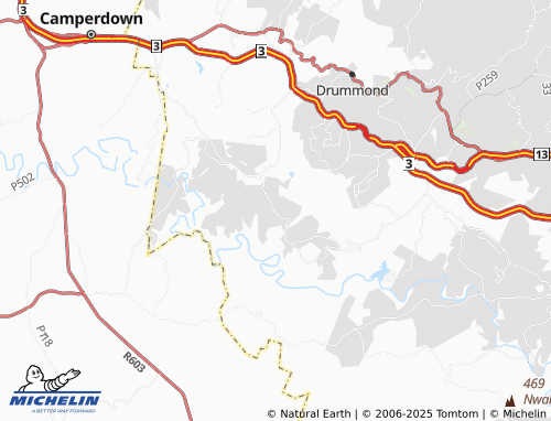 MICHELIN Mpumalanga H map - ViaMichelin