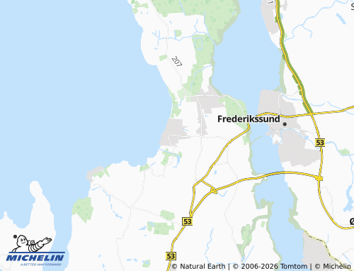 Carte MICHELIN Over Dråby Strand - ViaMichelin