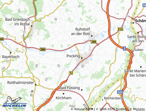 Mapa MICHELIN Berg - ViaMichelin