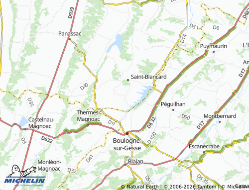 Mappa MICHELIN Lalanne-Arqué - ViaMichelin