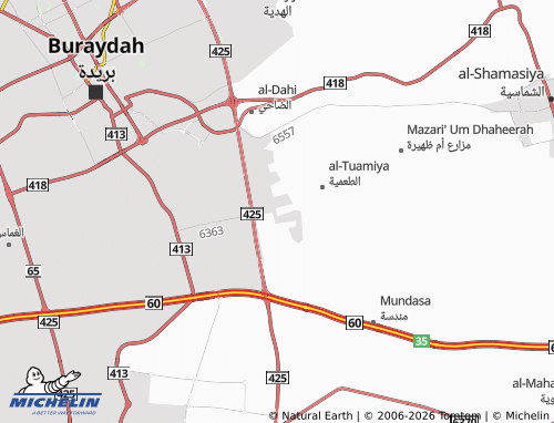 MICHELIN-Landkarte al-Maharees - ViaMichelin