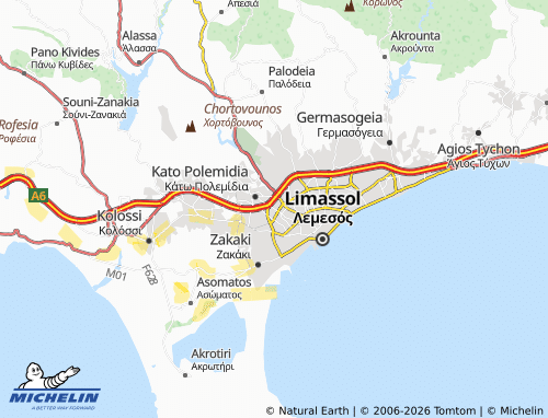 Mapa MICHELIN Makarios Tritos - ViaMichelin