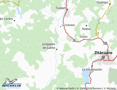 Mappa MICHELIN La Cruz - ViaMichelin