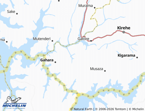 MICHELIN-Landkarte Nyagasenyi - ViaMichelin
