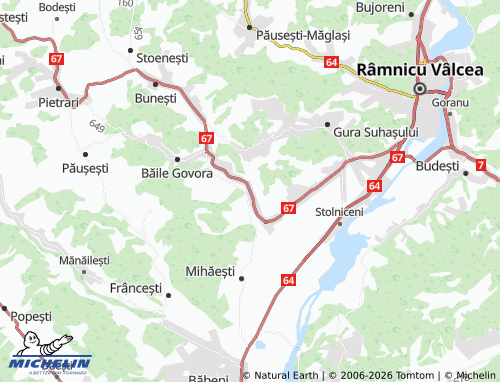 MICHELIN Bârsești map - ViaMichelin