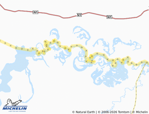 Mappa MICHELIN Gumsai Gagala - ViaMichelin