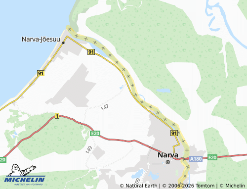 Carte MICHELIN Tõrvajõe - ViaMichelin