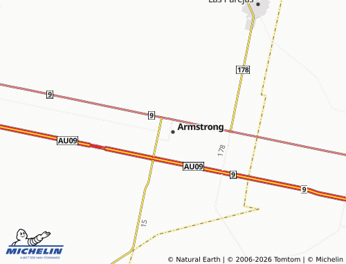 Mappa MICHELIN Armstrong - ViaMichelin