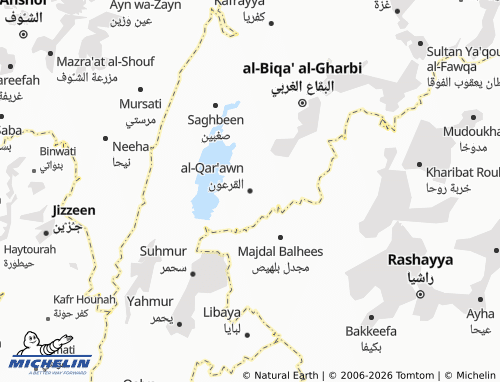 Mapa MICHELIN al-Qar'awn - ViaMichelin