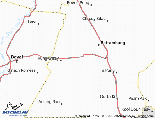 Mapa MICHELIN Bansay Traeng - ViaMichelin
