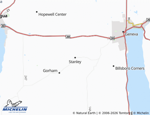 Mappa MICHELIN Stanley - ViaMichelin