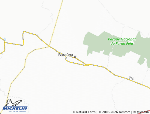 Mapa MICHELIN Baraúna - ViaMichelin